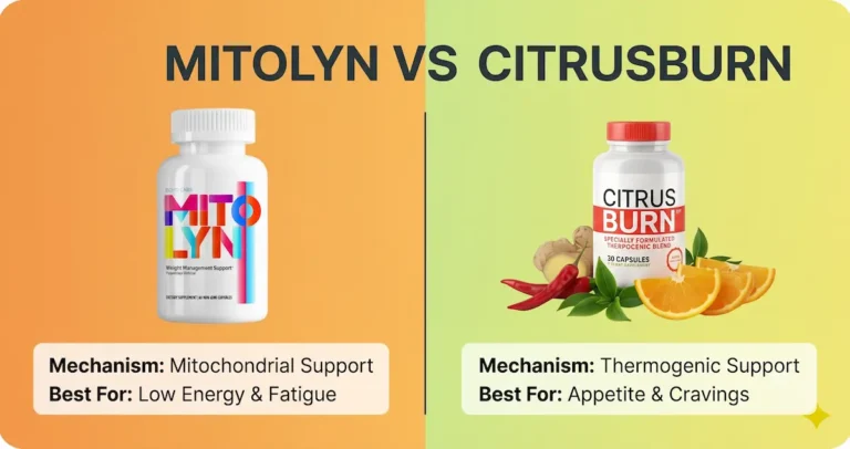 Mitolyn vs CitrusBurn metabolism supplement comparison
