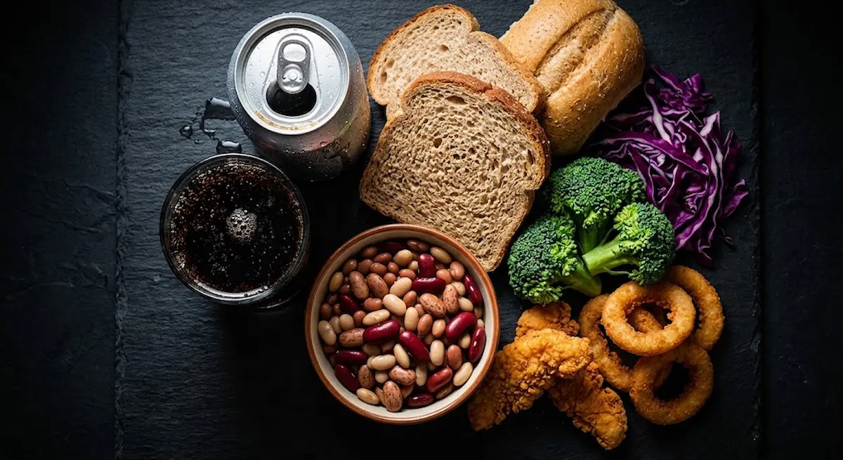 Common trigger foods linked to bloating and gas after eating